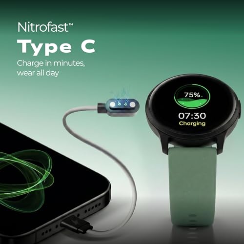 Fastrack Jupiter R3 with 1.38" Ultra UV Round Display with Singlesync BT Calling, Heart Rate, SpO2 & Sleep Tracking,IP68,Fast Charging,Upto 5 Days Battery- Smart Watch for Man and Woman - Warm Grey