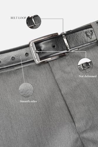 Men Black Solid Formal Belt