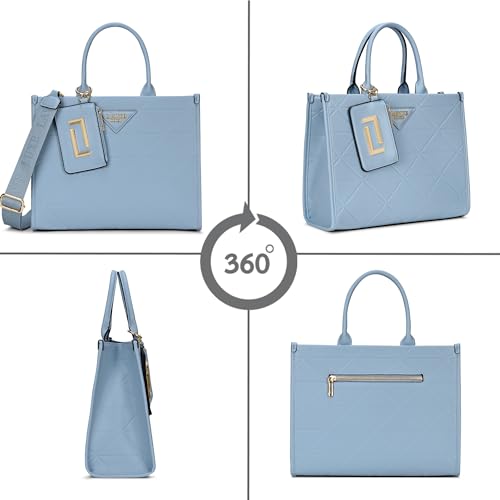 Lavie Luxe Women's Mona26 Large Box Satchel Bag | Satchel Handbag for Work | Ladies Purse | Stylish Shoulder Bag | Gift for Women