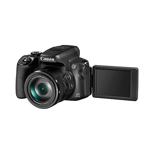 Canon PowerShot SX70 HS Compact Digital Camera, 65x Optical Zoom, Built-in EVF, Wi-Fi Compatible, PSSX70HS
