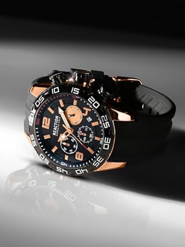 Kenneth Cole Reaction Chronograph Black Dial Watch for Men - KRWGO0070904