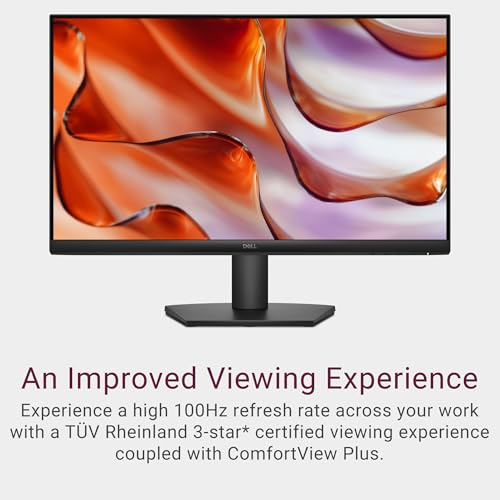 Dell Pro E2425HM 23.8" FHD Monitor | IPS Panel | 5ms Response| Tilt Adjustment |Anti-Glare| 100Hz Refresh Rate | 1000:1 Contrast | 250 cd/m2 |HDMI, Display Port, VGA| TÜV Rheinland 3-Star- Black
