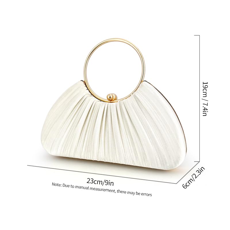Mastyle® Ring Handle Clutch Handbag For Women With Minimal Design