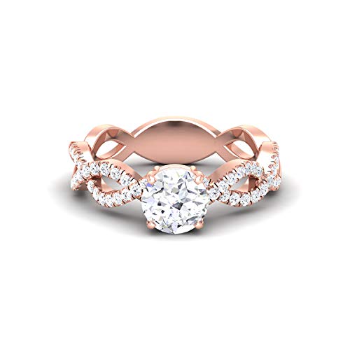 Avsar Jewellery 14k (585) Rose Gold Ring for Women