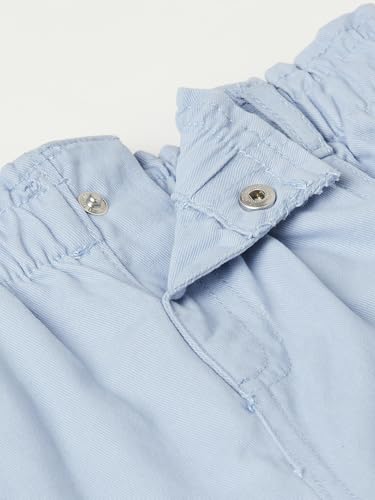 Max Girls Solid Mom Fit Jeans (Blue_6-8 Y)