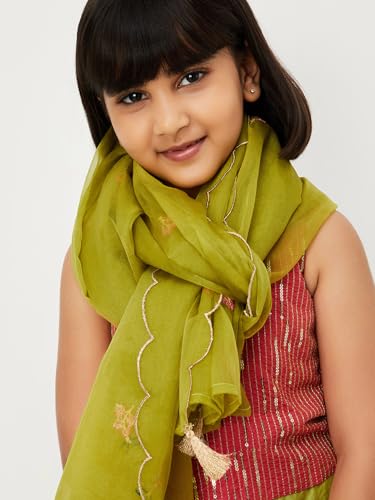 Max Cotton Girls (W24CSKTSET02_Green_3-4Y