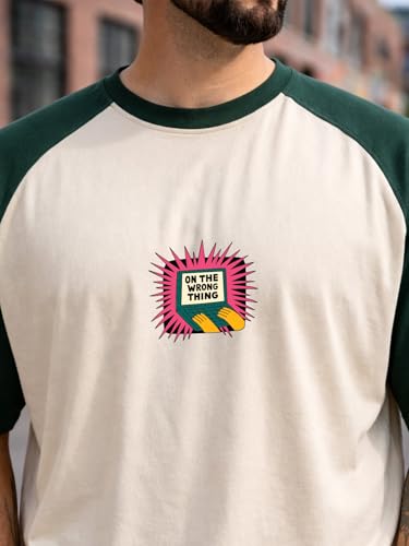 Veirdo Men’s Pure Cotton Half Sleeve Plus Size Graphic Printed T-Shirt, Stylish Comfortable & Durable Tees, Sizes: 3XL to 5XL (PS_VR_OTW_SW_BB_4XL)
