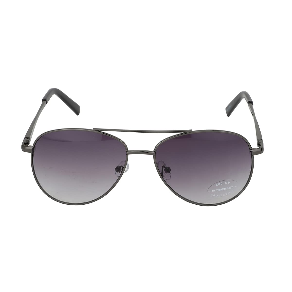 Carlton London Adults-Men Grey One Size Casual Winter Wear Metal Frame UV Protected Lens Sunglasses