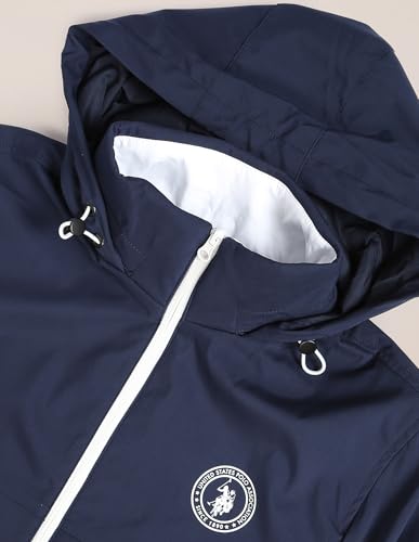 U.S. POLO ASSN. Men's Trench Coat (USJCK0239_Navy_L)