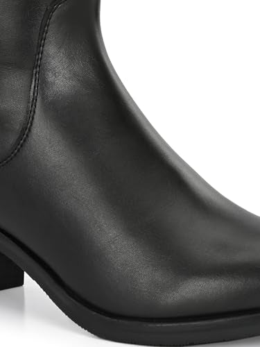 Delize Womens Black Knee Boots 67126-38