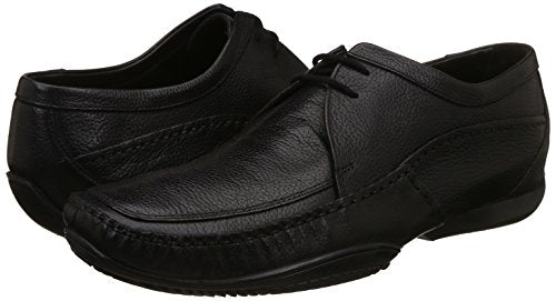 Hush Puppies Mens Spencer Plain Black Uniform Dress Shoe - 8 UK (8246768)
