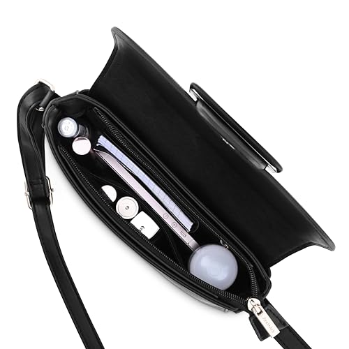 Fastrack Chic Casual Sling Bag for Women | Semi PU Handbag with Top Zipper & Buckle Flap | Stylish Crossbody with Adjustable Sling Strap for Casual & Party Use