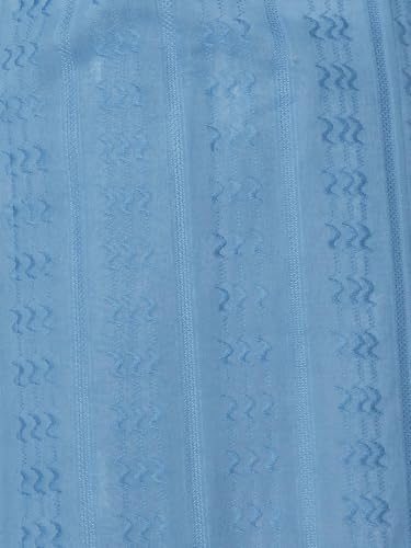 Max Women Embroidered Straight Kurta (Blue_M)