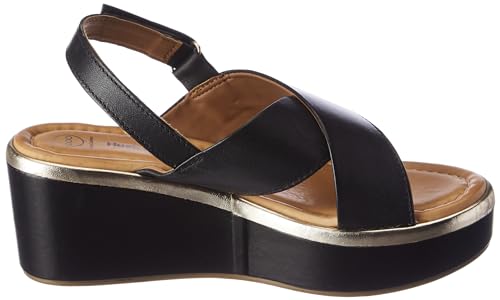 Hush Puppies womens Evelyn Sandal Black Sandal - 5 UK (7656837050)