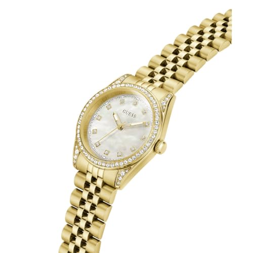 GUESS Round 34mm White Dial Analog Women Watch - GW1099L2