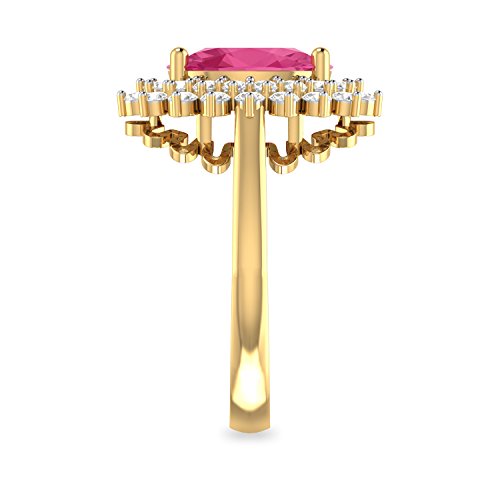 PC Jeweller 14k (585) Yellow Gold and Solitaire Ring for Women
