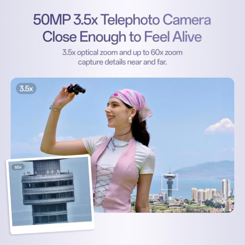 Oppo Reno16c 5G (Twilight Violet, 8GB, 128GB) | 50MP 3.5X Telephoto Camera | 4K Video | AI Remix Collage | 7000mAh 80W SUPERVOOC | ColorOS 16 | IP69K | Dimensity 7300