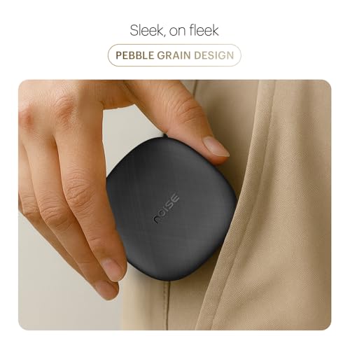 Noise Newly Launched Buds E1 V2 in-Ear Truly Wireless Earbuds with Pebble Grain Design, 35H of Playtime, Quad mic ENC,10mm Driver, Low Latency, BT v5.3 (Dune Beige)