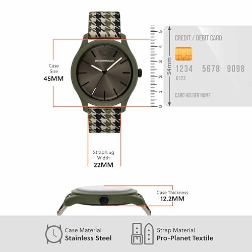 Emporio Armani Multicolor Quartz Plastic Watch AR11694