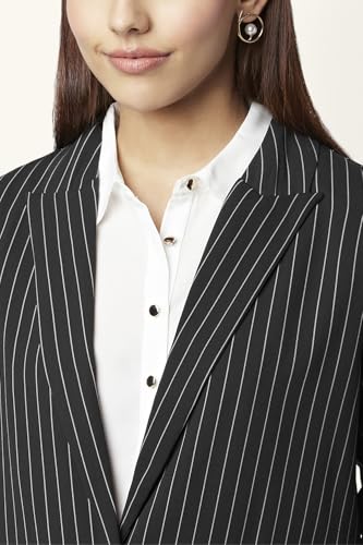 Annabelle by Pantaloons Women's Classic Blazer (110132127005_Black