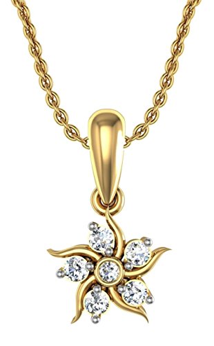 Avsar New Collection 14k (585) Yellow Gold Pendant for Women