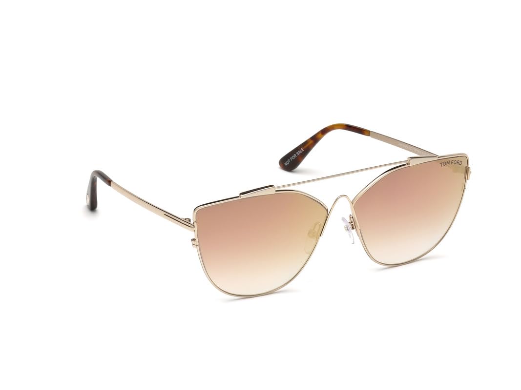 Tom Ford FT0563 33G Gold Jacquelyn Cats Eyes Sunglasses Lens Category 2 Lens Mi