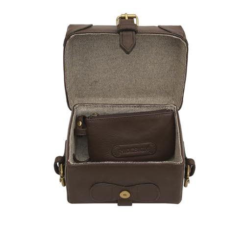 Hidesign Leather Women's Sling Bag (Brown)