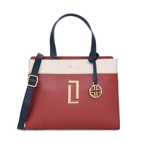 Lavie Luxe Women's Gehry Medium Satchel Bag for Women | Satchel Handbag for Work | Ladies purse | Stylish Shoulder Bag | Gift for Women