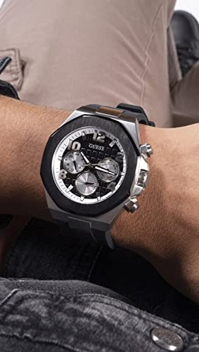 GUESS Analog Black Dial Men's Watch-GW0583G1