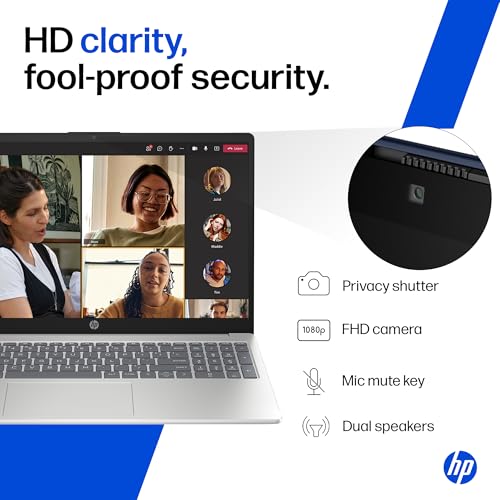 HP 15, AMD Ryzen 7 7730U (16GB DDR4, 512GB SSD) FHD, Anti-Glare, Micro-Edge, 15.6''/39.6cm, Win11, M365 Basic(1yr), Office Home24, Silver,1.59kg, FC0761AU, FHD Camera w/privacy shutter, Backlit Laptop