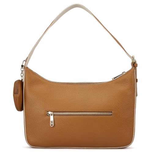 Da Milano Leather Bowler for Women - Mocha Brown (LB-01285A)