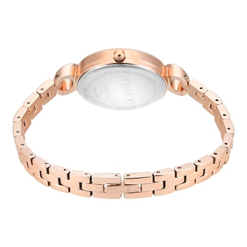 TIMEX White Round Dial Analog Women's Watch - TWEL22701