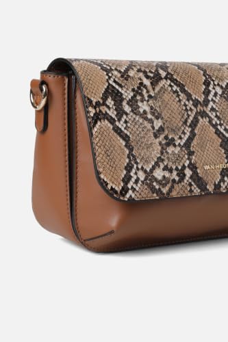Women Brown Print Casual Sling Bag