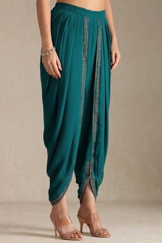 Soch Women's Georgette Salwar Suit Set (OWS5CD21926_Teal