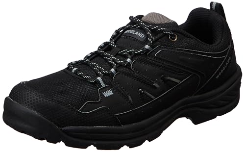 Woodland Men's Black MESH PU Casual shoes-11 UK (45EURO) (GC 6340024HS)