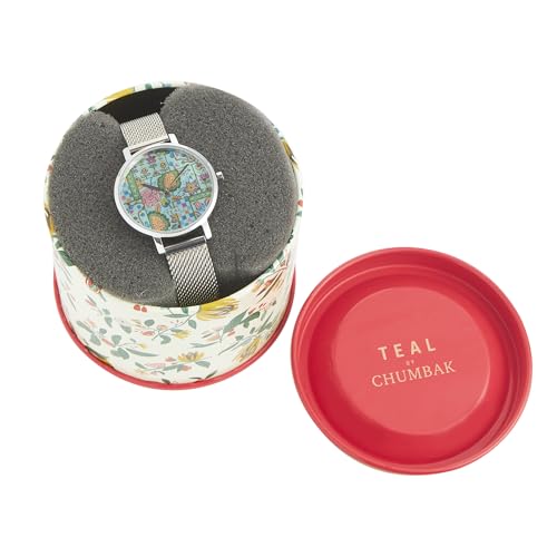 TEAL BY CHUMBAK Round Dial Analog Watch for Women | Wrist Watch for Teenage Girls | Ladies Ghadi | Gifts for Women/Girls/Ladies | Stylish Fashion Watch for Casual/Work