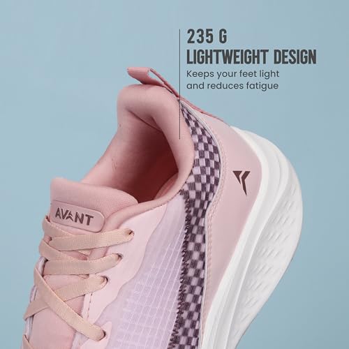 AVANT Women's Averra Running Shoes (AVWSH081CL01UK7_Peach_UK7)