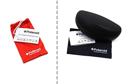 POLAROID Women's Polarized UV protected Grey Lens Glass Cat Eye Sunglasses 205706