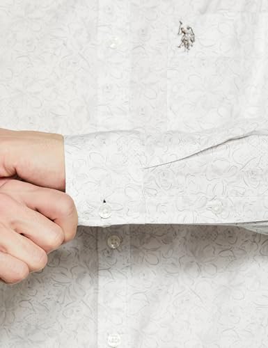 U.S. POLO ASSN. Men's Regular Fit Shirt (USSHTO3587_White