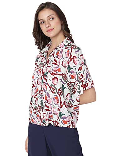 VERO MODA Slim Fit Shirt (10297130_Cloud Dancer_L)
