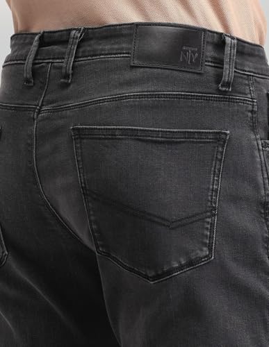 Arrow New York Men's Slim Jeans (ANAIJN2655_Black