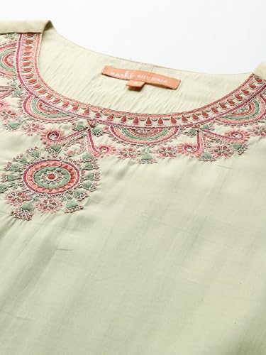 Aarke Ritu Kumar Multi Ombree Play Kurta With Pant And Dupatta
