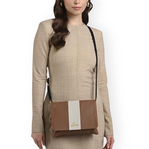 Lavie Women's Reese 2C Colorblock Crossbody Sling Bag | Flap Sling Bag | Ladies Purse Handbag | Gift for Women