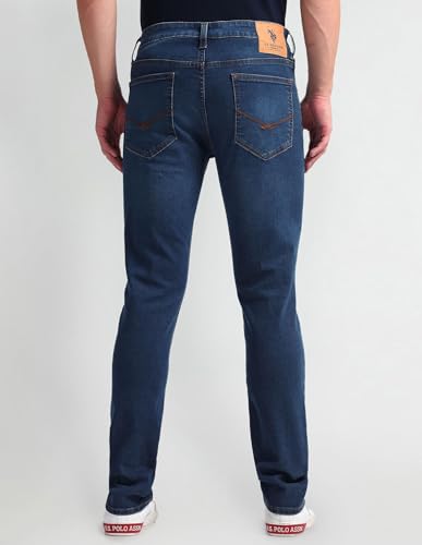 U.S. POLO ASSN. Men's Skinny Jeans (UDJENO1628_Blue