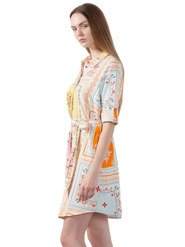 VERO MODA Women's Multicolor A-Line Dress