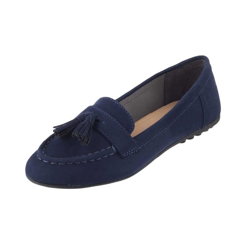 tresmode Jonum Black Women's Casual Loafers in Size 3 UK / 36 EU