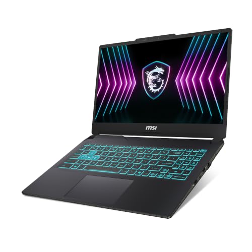 MSI Cyborg 15, Intel 2nd Series. Core 7 240H, 40CM FHD 144Hz Gaming Laptop (16GB/512GB NVMe SSD/Windows 11 Home/NVIDIA GeForce RTX 3050, GDDR6 6GB/Translucent Black/1.98Kg) A2RUDX-110IN