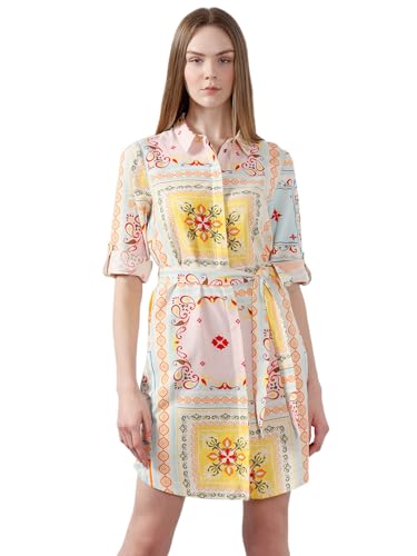 VERO MODA Women's Multicolor A-Line Dress