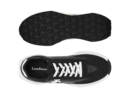 LOUIS STITCH Egyptian Black Sneaker for Men | Comfortable & Durable Sneaker | LSP-SNK-NBL-JB | UK-9