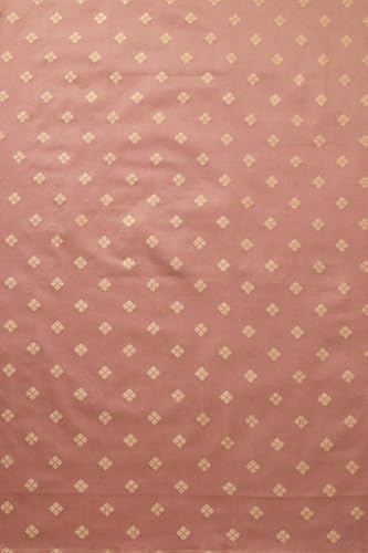 Soch Womens Peach Tissue Shimmer Woven Design Unstitch Dress Material With Sequins